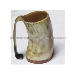Tasse en corne de vache pour boire de la bière, décor d'intérieur, matériau Unique, tasse à boire - Product Image 5