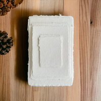 Papier artisanal écologique sans bois à bords frangés pour écriture, impression, cartes, scrapbooking et loisirs créatifs, 150, 200, 300 GSM, en feuilles, vente en gros