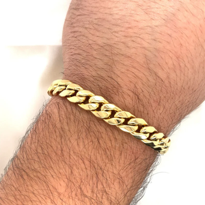 สร้อยข้อมือแบบโซ่ชุบทอง 14K/24K สไตล์วินเทจ สำหรับทุกเพศ แฟชั่นงานแต่งงาน เครื่องประดับแฟชั่น วัสดุโลหะผสม - Product Image 4