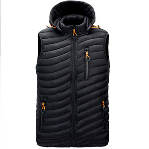 Gilet matelassé premium pour homme, léger et doux, isolant, en duvet d'oie 700, vente en gros directe usine - Product Image 1