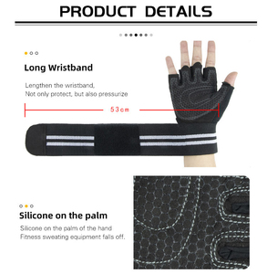 High Performance Weightlifting Gloves Men Women Gym Grip Workout Training Fitness Gloves OEM Supplier - Product Image 2