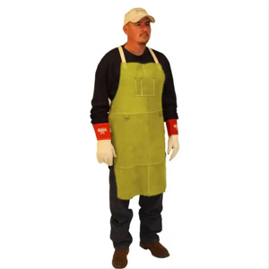 Premium Quality Cowhide Split Leather Sleeveless Welding Apron Heat Flame Resistant Heavy Duty Construction Body Protection - Product Image 4