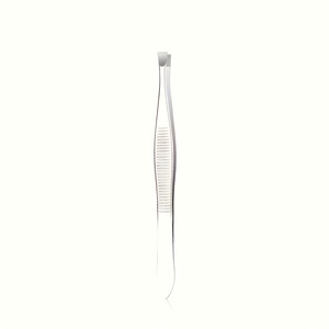 Salon Quality Stainless Steel Eyebrow Tweezers Slanted Pointed Tip Modern Design Durable <b>Precision</b> <b>Tool</b> - Product Image 3