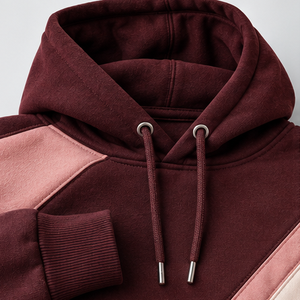 Oferta Destacada: Sudadera con Capucha para Hombre, Color Borgoña, Sostenible, Nueva Colección, Personalizable, Corte Holgado, Informal, con Bolsillos Laterales y Centrales - Product Image 5