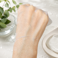 Masque facial en gel cristal de glace Y449 33g – Masque sec gaufré en micro-canaux de fibres végétales pour une sensation de fraîcheur – Idéal pour les marques de soins de la peau