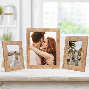 Vintage 8x10 UV Resistant Picture <b>Frame</b> HD Real Glass Modern Wood <b>Design</b> Custom 2-color UV Printing <b>Wall</b> Tabletop Art - Product Image 5