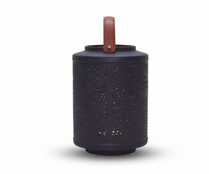 Linterna de diseño de grabado de alta calidad de estilo moderno Vantage con acabado recubierto de polvo para decoración del hogar y sala de estar - Product Image 3