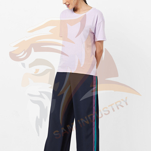 Camisetas Deportivas Casuales para Mujer, de Color Sólido, Transpirables y Ligeras, Camisetas de Alta Calidad con Logotipo Personalizado Estampado - Product Image 5