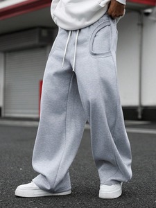 High Quality Custom Quick Dry Polyester Pant <b>Elastic</b> Regular Sport Tapered <b>Men</b> Jogger Double Waist <b>Trouser</b> Wholesale Rate - Product Image 6
