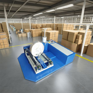 Máquina Envolvedora Eléctrica Semiautomática 25-26 para Textiles y Prendas de Vestir con Motor PLC 230V para Empaquetado en Bolsas - Product Image 2