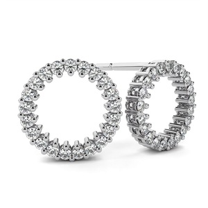 Premium <b>Emerald</b> Cut Lab Grown Diamond <b>Stud</b> <b>Earrings</b> Fine Jewelry Elegant Diamond Jewelry Wedding Anniversary Gift - Product Image 2