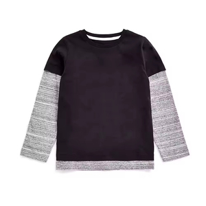 เสื้อยืดแขนยาวผู้ชายแบบสั่งทำพิเศษสองชั้น ทันสมัย ผ้าฝ้าย 100% สกรีนลายตามสั่ง ระบายอากาศได้ดี สไตล์ลำลอง เสื้อยืดแบบยูนิเซ็กส์ - Product Image 1