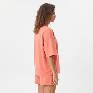 Conjunto de Camiseta y Pantalones Cortos de Moda con Logotipo Personalizado, Camiseta de Manga Corta, Conjuntos Cortos para Mujer, Conjunto de Dos Piezas a la Moda - Product Image 2