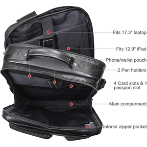 Mochila de viaje de nailon con correa ajustable, apta para equipaje de mano, 20-35L, cierre de cremallera, unisex, mochila portátil para viajes. - Product Image 3