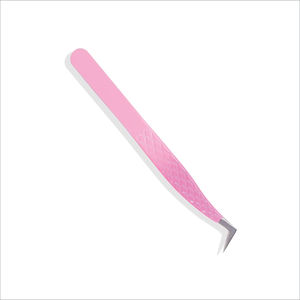 Pinces à cils en acier inoxydable de haute qualité, antidérapantes, durables et légères pour une pose précise des cils et des extensions de cils - Product Image 5