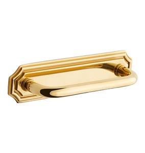 Poignée de meuble élégante en laiton brillant, poignée de tiroir en laiton pour chambre, cuisine, bureau, école, maison, forme en T - Product Image 1