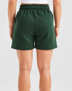Shorts Deportivos Góticos para Mujer, 100% Alta Calidad, Transpirables, Cómodos, de Secado Rápido, Cintura Alta, Lavado Oscuro, con Logotipo Personalizado - Product Image 5