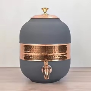 High Quality Copper Water <b>Dispenser</b> Large Capacity Water Holder with Tap Ideal for Home Kitchen Office Restaurant Setup - Product Image 5