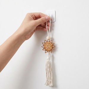 Rattan Hanging Charms Minimal Modern Decorative Hanging Accent Perfect For Home Decor Wall Door And Interior Styling From India - Product Image 2