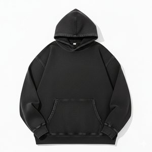 Sudadera con Capucha Oversize de Algodón 100% con Lavado Ácido, Estilo Vintage, Personalizable, para Hombre, de Gran Gramaje, Estilo Urbano, con Hombros Caídos - Product Image 5