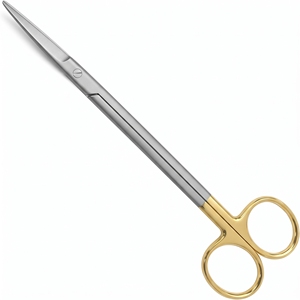Tijeras Metzenbaum Fino TC |   Tijeras Quirúrgicas Rectas Finas para Disección |   Instrumento Quirúrgico de Acero Inoxidable - Product Image 1