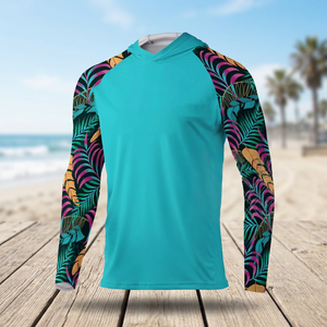 Meilleures ventes : T-shirt de pêche à manches longues unisexe grande taille, design camouflage personnalisé, en Spandex/Polyester, séchage rapide, protection UPF50 - Product Image 3