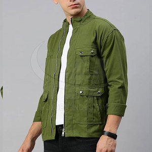 New Trendy <b>Men</b> Clothing Customized Size Jeans <b>Jacket</b> Cotton Casual Style <b>Men</b> Jeans <b>Jacket</b> For Sale - Product Image 4