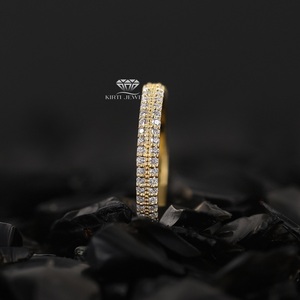 Anillo de Compromiso de Diamante Cultivado en Laboratorio, Corte Brillante, Oro Sólido de 10K, Color G, Certificado GIA, Estilo Clásico - Product Image 3