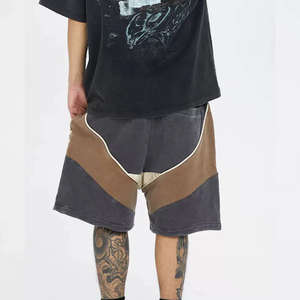 Pantalones Cortos Cargo de Verano para Hombre, Personalizados, 100% Algodón, Transpirables, de Cintura Media, con Paneles de Felpa Suave y Diseño de Bloques de Color - Product Image 3