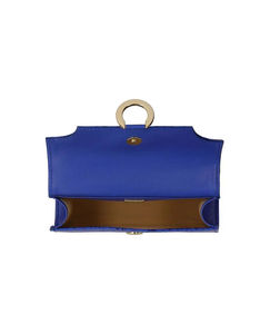 Bolso Bandolera de Cuero Genuino Azul con Patrón de Cocodrilo, Correa Desmontable, Impermeable, Gran Capacidad para Mujer - Product Image 4