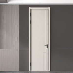 Eco-friendly Soundproof Modern Design Wood Interior Apartment Door with Swing Opening Finished Surface Solid MDF Core Doors - Product Image 1