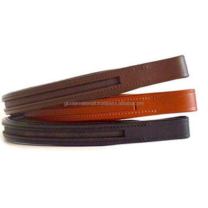 Diseñe su propia banda de cejas de caballo de cuero hecha a mano con forma de onda en forma de V y cristales ostentosos Diseño personalizado Banda de cejas acolchada - Product Image 4