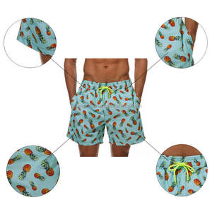 Pantalones cortos de malla para hombre con logotipo personalizado al por mayor con estampado digital, pantalones casuales para correr, entrenamiento atlético, gimnasio, cintura media - Product Image 4