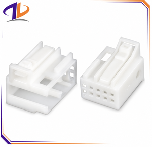 Conector de cableado automotriz 1-929171-1 MQS de 10 pines macho/hembra, sin sellar, con contacto de cobre y carcasa de nailon, para espejo retrovisor - Product Image 1