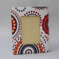 Cadre de présentation élégant pour la maison, l'hôtel, le bureau, personnalisable, moderne, en MDF imprimé émaillé, peinture époxy faite à la main, cadre personnalisé
