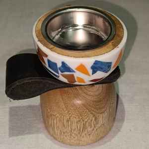 Elegante Quemador de Incienso de Metal y Madera para Regalos Festivos de Ramadán y Eid, Quemador de Mabkhara Moderno de la Mejor Calidad, Último Modelo de Quemador de Oud - Product Image 4