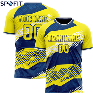 Maillot de football en polyester respirant à manches courtes, personnalisable – Meilleure vente - Product Image 4