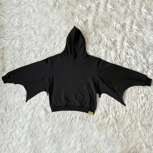 Cotton Rhinestone Hoodie Heavyweight Oversized Eco-Friendly Streetwear Unisex Pullover Cartoon Pattern Design Winter - Product Image 5