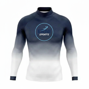 Rashguard de surf pour hommes à manches courtes, protection solaire UV, respirant, écologique, séchage rapide, pour la gym et la plage - Product Image 2