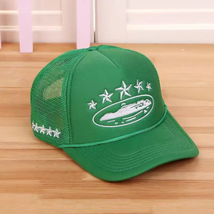 Wholesale 5-Panel 3D Embroidered Character Hip Hop Truck <b>Baseball</b> <b>Cap</b> Outdoor Common Denim Fabric Summer Trendy Sun Protection - Product Image 4