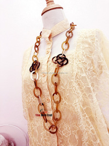 สร้อยคอจี้เขาควาย เครื่องประดับแฟชั่น สร้อยคอคลาสสิกและมีเอกลักษณ์สำหรับผู้หญิงและเด็กผู้หญิง - Product Image 4