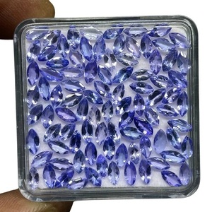 Tanzanita Natural, Corte Marquesa de 5x2.5mm, Gemas Sueltas de Tanzanita Azul, Lote al por Mayor para Fabricación de Joyas y Suministro de Gemas - Product Image 6