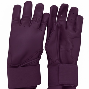 Guantes de Bateo de Cuero Blanco KATBROS INDUSTRIES, Unisex, para Adultos, Ligeros, Acolchados, con Cierre de Velcro, Tejido Derecho - Product Image 3