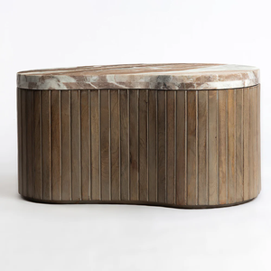 Large Premium Solid Wood marble <b>Nested</b> Extendable Coffee <b>Table</b> Set Custom Color Customizable Design Custom Shape Living Room - Product Image 5