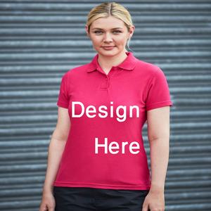 Camisetas de talla grande informales de alta calidad para mujer, logotipo impreso personalizado, transpirable, ecológico, patrón sólido, algodón directo - Product Image 4