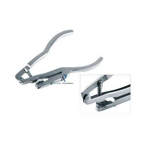 Poinçon de caoutchouc ivoire de qualité supérieure pour instrument dentaire endodontique, outil manuel en acier inoxydable pour une découpe contrôlée des trous - Product Image 4