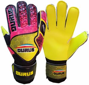 Wholesale High PU Leather Adjustable Wrist <b>Strap</b> Waterproof Non-Slip Full <b>Finger</b> Customizable Outdoor Football Goalkeeper Gloves - Product Image 2