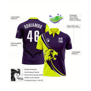 Maillot de cricket pour hommes, personnalisation légère pour les affaires, nom et numéro personnalisés, nom d'équipe personnalisé, numéro porte-bonheur personnalisé - Product Image 5