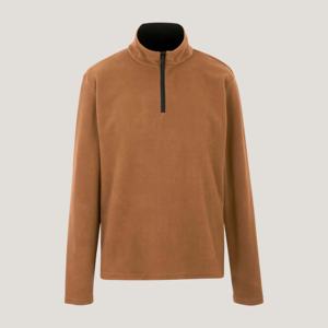 Logo personnalisé veste polaire hommes hiver chaud fermeture éclair vêtements de sport de plein air randonnée camping manteau softshell OEM approvisionnement d'usine - Product Image 4