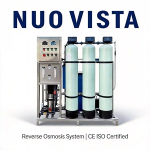 Sistema de Ósmosis Inversa Comercial NUO VISTA, Planta de Ósmosis Inversa de Acero Inoxidable de 250 a 5000 LPH para Agua Potable, Solución Personalizada - Product Image 1
